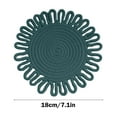 thumbnail image 3 of CuiLiyq Woven Pads for Hot Dishes, Hot pots and Pans, Heat Resistant Hot Pads, Pot Holders for Kitchen, Hot Plate Mats Pads for Kitchen Countertops, Table, Home Essentials, Farmhouse Decor (Green), 3 of 6
