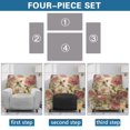 thumbnail image 6 of FKELYI Hummingbird Peony Flower Print Recliner Slipcover Stretchy Reclining Chair Cover with Pocket Non-Slip Sofa Couch Covers 4 Pack Furniture Protective Elastic Covers, 6 of 7