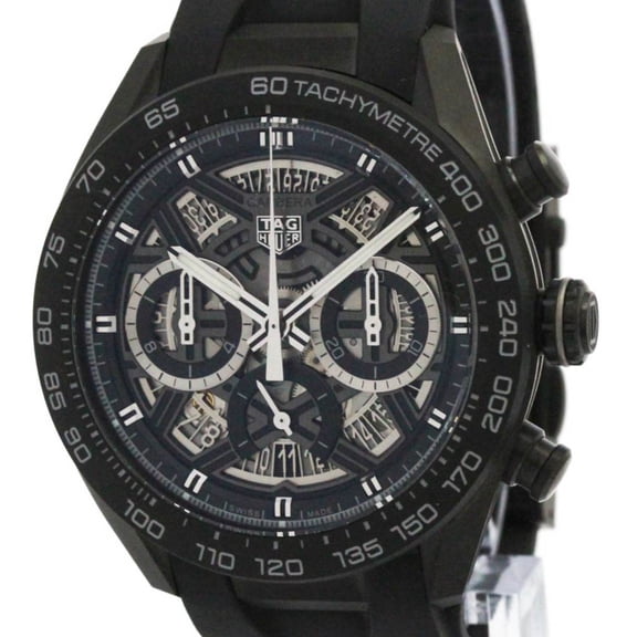 Pre-Owned TAG HEUER Carrera Chronograph Extreme Sports Titanium Watch CBU2080 Never Used