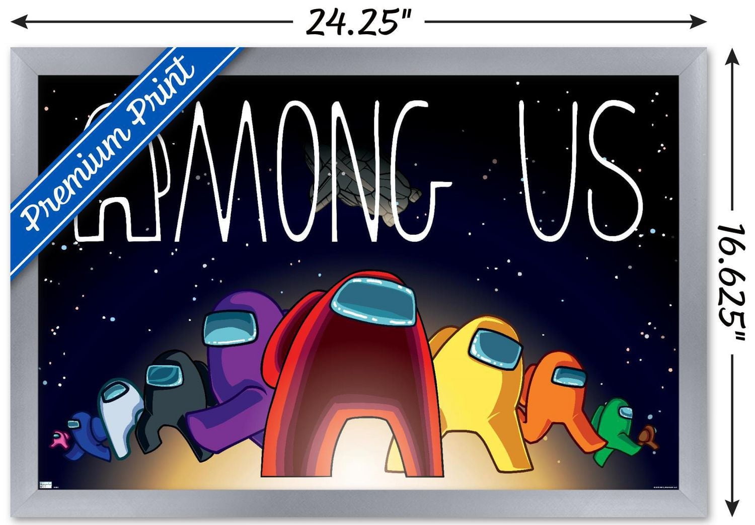 Among Us - Universe Wall Poster, 22.375" x 34" Framed