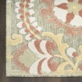 thumbnail image 5 of Nourison Aloha 3'6" x 5'6" Sage Rose Farmhouse Rug, 5 of 10