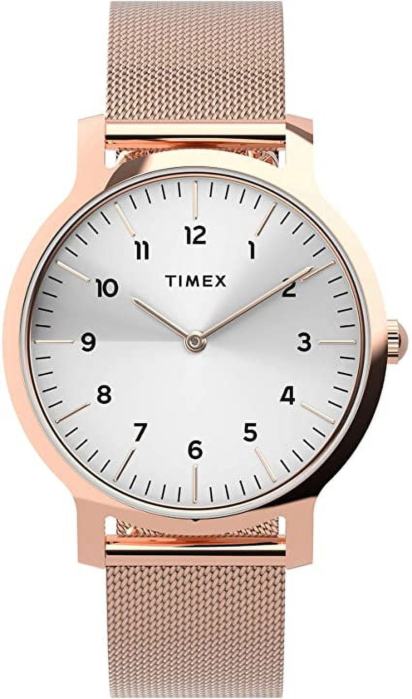 Timex Rose Gold Crystal Opulence Watch with Sparkling Dial 38mm Timex Women main image 3
