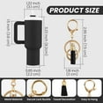 thumbnail image 2 of Aspire 6Pcs Mini Tumbler Keychains with Tassel, Cute Cup Accessories, Purse Handbag Backpack Charm for Lip Balm - Assorted, 2 of 7