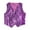 Purple, variant on AQRS Costume Vest Glitter Unisex Colorful Kids Sleeveless Sequin Vest for Party