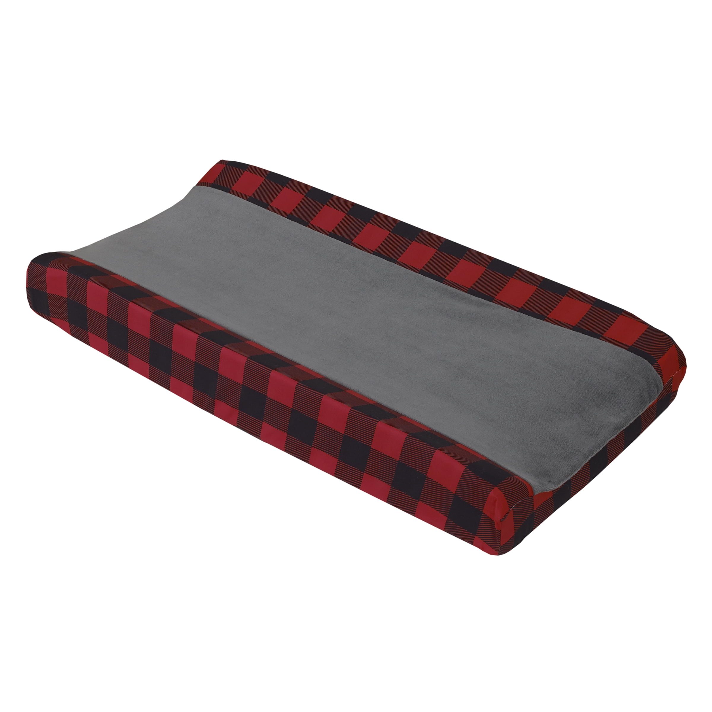 Little Love by NoJo Contoured Changing Pad Cover, Buffalo Check