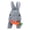 Gray, variant on Rupoun Plush Rabbit Toy Realistic Bunny Toy Parent Child Interaction Electric Jumping Rabbit for Kids Pink Model with Interactive Features and Moving Parts