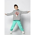 thumbnail image 2 of Penguin With Ice Cream Hoodie Toddler -Image by Shutterstock,  5 Toddler, 2 of 4