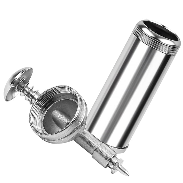 BESTYASH 1Pcs Graisseuse Alliage Jaune Angle Fermé Buse et Baril pour Matériel Outils Entretien