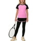 thumbnail image 5 of Camisas de Manga Larga para Niños Tamaño 12-14 Juventud Color Sólido Cuello Redondo Manga Corta Camiseta de Manga Corta Y Pantalones Cortos Y Pantalones Set de Tres Piezas para Niños Niño Niño Camisa, 5 of 5