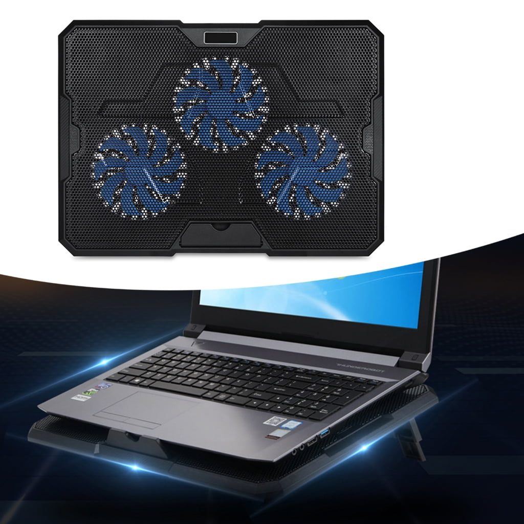 Portable Laptop Cooling Pad Radiators Stand with 3 Adjustable Height Keep Your Notebook Cool and Stable