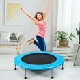 thumbnail image 4 of Topbuy 38" Folding Mini Trampoline Portable Rebounder Trampoline with Padding & Springs Blue, 4 of 5