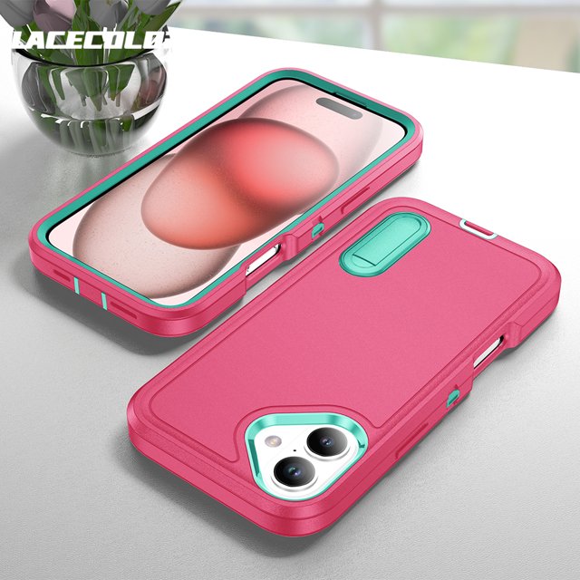 Military Grade Protection Stand Holder Case For iPhone 16 15 14 13 12 11 Pro XS Max X XR 8 7 6 Plus SE Hybrid Bumper Hard Cover For iPhone 12 Red Black|https://ae01.alicdn.com/kf/S3bdc2629fed244cc96f2