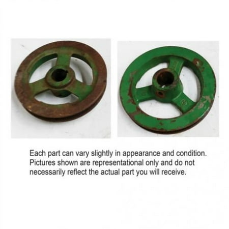 - Rotary Screen Drive Shaft Pulley, Used, John Deere, H89218