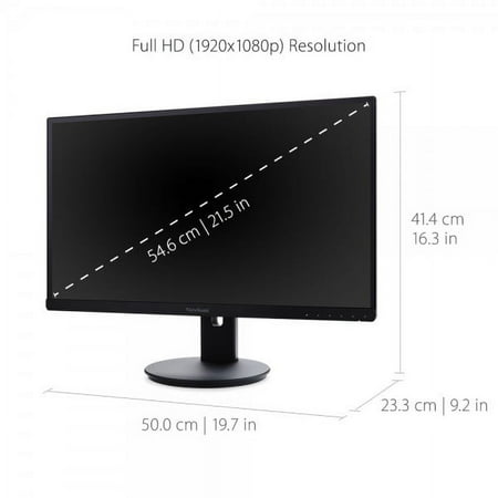 ViewSonic - VG2253 22" IPS LED FHD Monitor (DisplayPort, HDMI, VGA) - Black