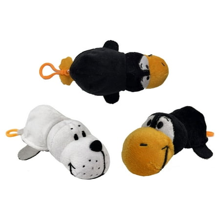 The Original FlipaZoo 5 inch Plush Toys with Clip, Sold Individually