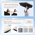 thumbnail image 3 of Mustarpicking UPF 50+ 100% UV Blocking Sun Umbrella, Compact Ultralight 220g, One-Touch Auto Open/Close, Wind & Water Resistant, Portable, Gift Box (30D-Light Purple), 3 of 5