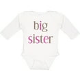 thumbnail image 3 of Inktastic Big Sister Girls Long Sleeve Baby Bodysuit, 3 of 5