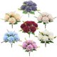 thumbnail image 3 of Centro de mesa de flores artificiales, mesa para el hogar, decoración floral, banquete de boda, tela de seda, flor falsa, azul cielo Methold HA6703-05B, 3 of 6