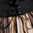 thumbnail image 5 of Iyufng Womens Off The Shoulder Flare Sleeve Corset Maxi Dresses Color Block Gothic Witch Costume for Halloween Party, 5 of 5