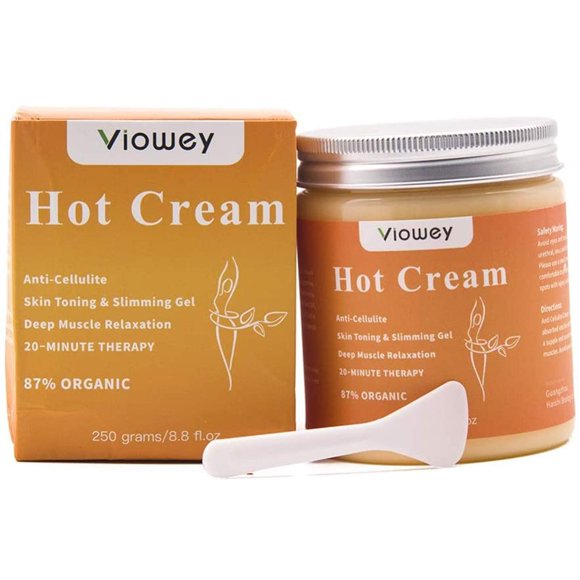 Crema caliente para quemar grasa para barriga, abdomen, vientre, piernas, brazos, glúteos y cintura, 8.8 oz