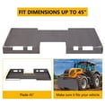 Universal Quick Attach Mount Plate, Skid Steer Mount Plate Attachment