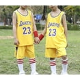 thumbnail image 2 of James Jersey No.23/children's Basketball Uniform Set Kids, 2 of 3