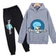 thumbnail image 3 of Conjunto de sudadera y pantalones con capucha de polar con estampado infantil de Palworld, conjunto deportivo de 2 piezas adecuado para conjuntos de niños y niñas, 3 of 5