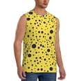 thumbnail image 2 of Kdxio Blue Spots for Men's Muscle T-shirt,Sleeveless for Workout Running Athletic Gym Lounge Casual, 2 of 7