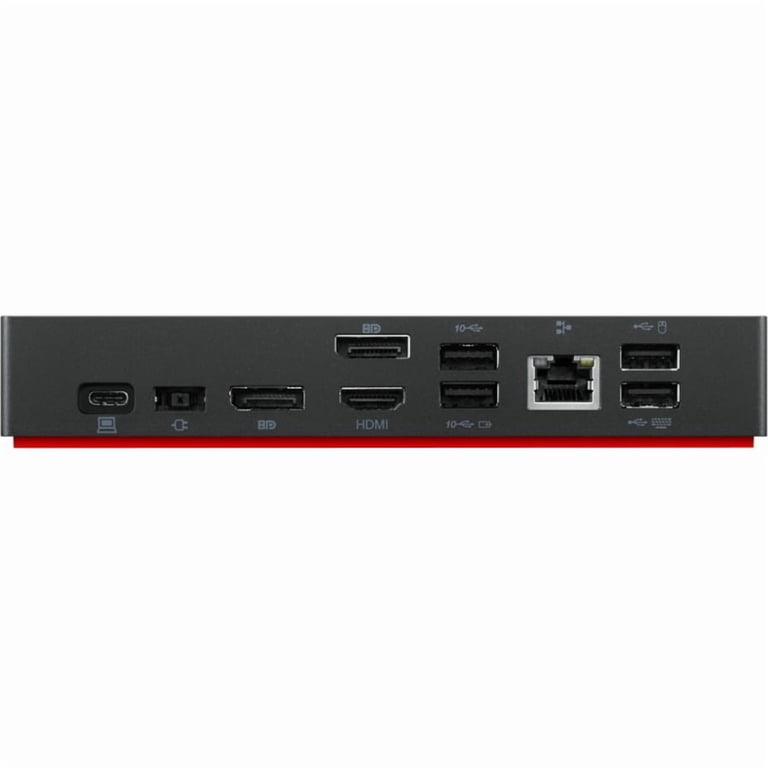 Lenovo ThinkPad ユニバーサル USB Type-C ドック LENOVO OPTIONS, ThinkPad Universal USB-C Dock, 90W, Multi-Port