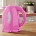 thumbnail image 5 of OVENTE Electric Kettle Hot Water Heater 1.7 Liter - BPA Free Fast Boiling Cordless Water Warmer - Auto Shut Off Instant Water Boiler for Coffee & Tea Pot - Pink KP72P, 5 of 9