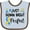 Blue and Chocolate, variant on Inktastic Just Down Right Perfect Down Syndrome Awareness Ribbon Boys or Girls Baby Bib