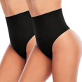 thumbnail image 2 of Culotte Gainante Taille Haute Sans Couture Contrôle du Ventre String, 2 of 5