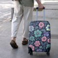 thumbnail image 3 of Pioneer Flower Floral Print Pattern Luggage Cover Fashion Suitcase Cover Baggage Covers Fit 25-28 Inch Luggage (Go Travel), 3 of 5