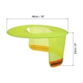 thumbnail image 2 of Unique Bargains Casque de Protection Solaire, 2 Pack Filet Réfléchissant à Bord Complet pour Construction, Jaune, 2 of 7