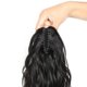 thumbnail image 4 of Extensiones de cola de caballo con Clip de garra, postizo ondulado de 12 ", cola de caballo corta de una pieza para mujeres, cabello humano ondulado negro Natural, 4 of 5