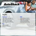 thumbnail image 3 of AutoShack Rear Shock Absorbers Replacement for 2013-2018 Ram 1500 2019-2024 Ram 1500 Classic 2001-2010 Chevrolet Silverado 2500 HD 2001-2010 GMC Sierra 2500 HD 1999-2004 GMC Sierra 2500 2-PC Set, 3 of 5