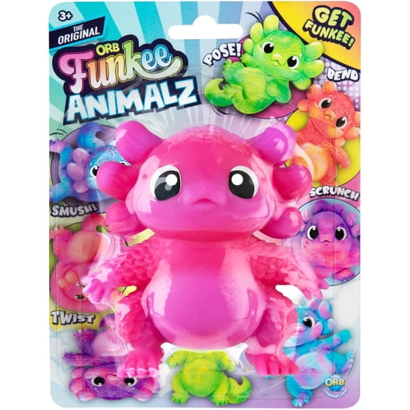 Funkee Axolotl PINK / PURPLE Stretchy Figure