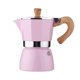 thumbnail image 1 of Inteprter Aluminum Coffee Maker Durable Accessory  Traveling for Restaurant  Juegos de servir café y té Rosa 150 ml, 1 of 1