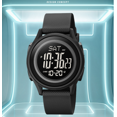 thumbnail image 1 of Multifunctional Digital Watch, LED Backlight Stopwatch Alarm Watch, Countdown Date/Week Display Watch, 12/24 Hour Format Watch, Hourly Chime Watch, Sports Casual Watch for Men and Women, 1 of 7
