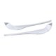 thumbnail image 4 of Front Fog Light Lamp Eyebrow Eyelid Molding Trim For Mazda CX-5 CX5 Chrome ABS Car Styling Decoration Trims, 4 of 5