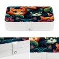 thumbnail image 4 of Cat Portable PU Leather Jewelry Box with Removable Compartment, Bracelet Holder, and Jewelry Display, 4 of 6