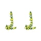 thumbnail image 1 of Wosthever Flores artificiales de glicinia fáciles de limpiar para decoración de bodas y fiestas Durabilidad duradera Decoración ecológica Amarillo 2Conjunto, 1 of 6