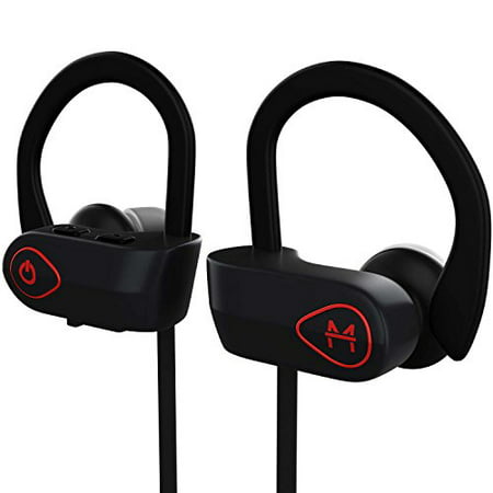 The Newest Bluetooth V. iPhone 7 Headphones - Deep Hi-Fi Sound - Non-Slip, Over Ear Earphone Designed for Athletes With Noise Cancellation - Sweat Resistant,