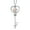Morganite, variant on 925 Sterling Silver London Blue Topaz Pendant Necklace for Women | 0.50 Cttw | Gemstone November Birthstone | Round 5MM | With 18 inch Silver Chain