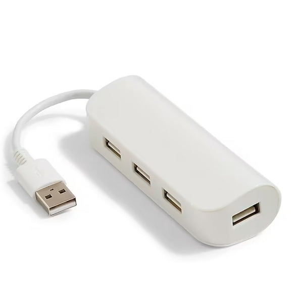 NXT Technologies™ 4-Port USB 2.0 Hub, White (NX29758)