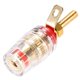 thumbnail image 3 of Conector de terminal de altavoz de enchufe de socket de banana de 4mm chapado en oro de 4 piezas para amplificador con carcasa transparente, 3 of 4
