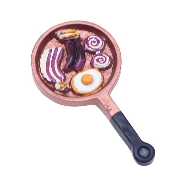 Juego de cocina en miniatura perfecl Modelo de juguete de comida en miniatura