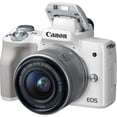 thumbnail image 3 of Canon EOS M50 Mirrorless Digital Camera with 15-45mm and 55-200mm Lenses Bundle, 3 of 8