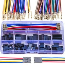 Keszoox Dupont 2.54mm Female to Female Cable Connector Kit 22AWG Premium Pre-Crimped Cables