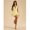 Yellow, variant on Yellow Women's Solid Color Deep V-Neck Ruffle Hem Sleeveless Dress,
